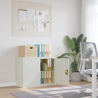 Thumbnail for Aktenschrank Hellgrau 90x40x70 cm Stahl
