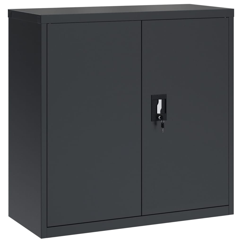 Aktenschrank Anthrazit 90x40x90 cm Stahl