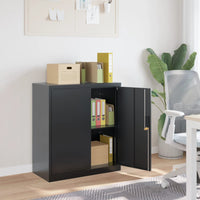 Thumbnail for Aktenschrank Anthrazit 79x40x90 cm Stahl