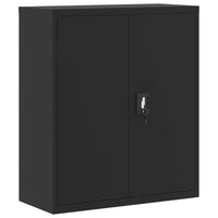 Thumbnail for Aktenschrank Schwarz 90x40x105 cm Stahl