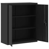 Thumbnail for Aktenschrank Schwarz 90x40x105 cm Stahl