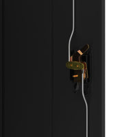 Thumbnail for Aktenschrank Schwarz 90x40x105 cm Stahl