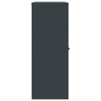 Thumbnail for Aktenschrank Anthrazit und Rot 90x40x105 cm Stahl