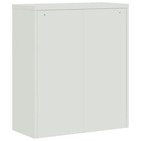 Thumbnail for Aktenschrank Hellgrau und Blau 90x40x105 cm Stahl