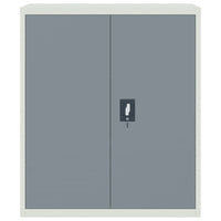 Thumbnail for Aktenschrank Hellgrau und Dunkelgrau 90x40x105 cm Stahl