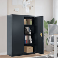 Thumbnail for Aktenschrank Anthrazit 90x40x140 cm Stahl