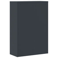 Thumbnail for Aktenschrank Anthrazit und Weiß 90x40x140 cm Stahl