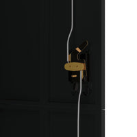 Thumbnail for Aktenschrank Schwarz 90x40x180 cm Stahl
