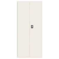 Thumbnail for Aktenschrank Weiß 90x40x200 cm Stahl
