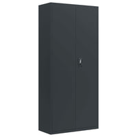 Thumbnail for Aktenschrank Anthrazit 90x40x200 cm Stahl