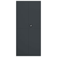 Thumbnail for Aktenschrank Anthrazit 90x40x200 cm Stahl