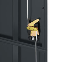 Thumbnail for Aktenschrank Anthrazit 90x40x200 cm Stahl