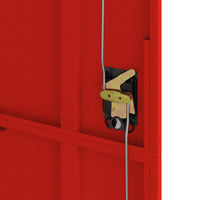 Thumbnail for Aktenschrank Anthrazit und Rot 90x40x200 cm Stahl