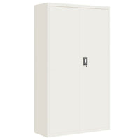Thumbnail for Aktenschrank Weiß 105x40x180 cm Stahl