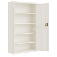 Thumbnail for Aktenschrank Weiß 105x40x180 cm Stahl