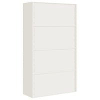 Thumbnail for Aktenschrank Weiß 105x40x180 cm Stahl