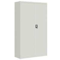 Thumbnail for Aktenschrank Hellgrau 105x40x180 cm Stahl