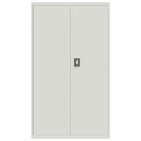 Thumbnail for Aktenschrank Hellgrau 105x40x180 cm Stahl