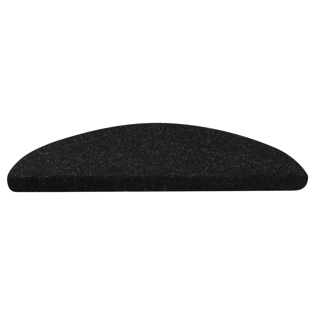 Stufenmatten Selbstklebend 10 Stk. Schwarz 56x17x3 cm
