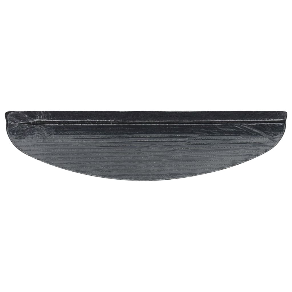 Stufenmatten Selbstklebend 10 Stk. Schwarz 56x17x3 cm