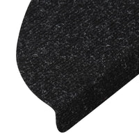 Thumbnail for Stufenmatten Selbstklebend 10 Stk. Schwarz 56x17x3 cm