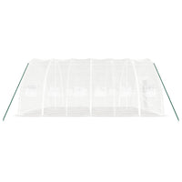 Thumbnail for Gewächshaus mit Stahlrahmen Weiß 36 m² 6x6x2,85 m