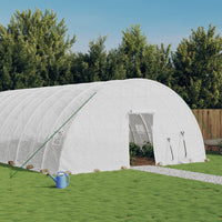 Thumbnail for Gewächshaus mit Stahlrahmen Weiß 72 m² 12x6x2,85 m
