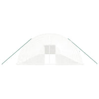 Thumbnail for Gewächshaus mit Stahlrahmen Weiß 120 m² 20x6x2,85 m