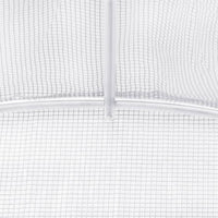 Thumbnail for Gewächshaus mit Stahlrahmen Weiß 132 m² 22x6x2,85 m