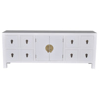 Thumbnail for TV-Schrank Weiß 110x24x48 cm Holzwerkstoff