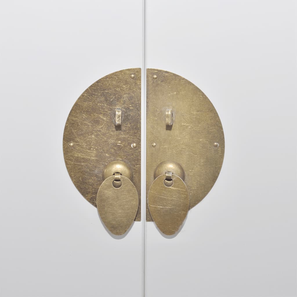 TV-Schrank Weiß 110x24x48 cm Holzwerkstoff