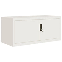 Thumbnail for Aktenschrank Weiß 90x40x220 cm Stahl