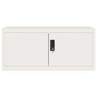 Thumbnail for Aktenschrank Weiß 90x40x220 cm Stahl