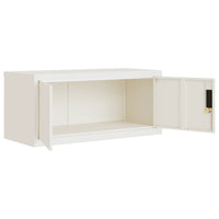Thumbnail for Aktenschrank Weiß 90x40x220 cm Stahl