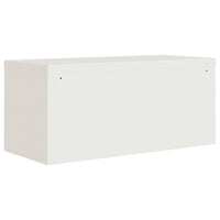 Thumbnail for Aktenschrank Weiß 90x40x220 cm Stahl
