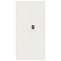 Thumbnail for Aktenschrank Weiß 90x40x220 cm Stahl