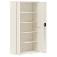 Thumbnail for Aktenschrank Weiß 90x40x220 cm Stahl