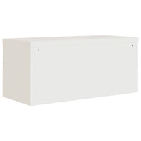 Thumbnail for Aktenschrank Weiß 90x40x240 cm Stahl
