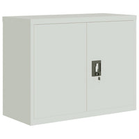 Thumbnail for Aktenschrank Hellgrau 90x40x110 cm Stahl