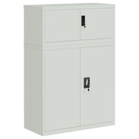 Thumbnail for Aktenschrank Hellgrau 90x40x130 cm Stahl