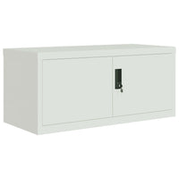 Thumbnail for Aktenschrank Hellgrau 90x40x130 cm Stahl