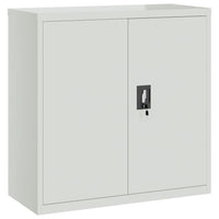 Thumbnail for Aktenschrank Hellgrau 90x40x130 cm Stahl
