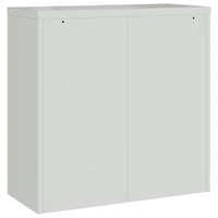 Thumbnail for Aktenschrank Hellgrau 90x40x130 cm Stahl