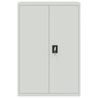 Thumbnail for Aktenschrank Hellgrau 90x40x180 cm Stahl
