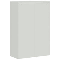 Thumbnail for Aktenschrank Hellgrau 90x40x180 cm Stahl