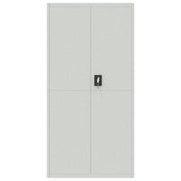 Thumbnail for Aktenschrank Hellgrau 90x40x220 cm Stahl