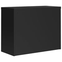Thumbnail for Aktenschrank Schwarz 90x40x110 cm Stahl