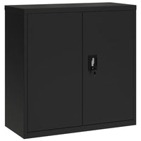Thumbnail for Aktenschrank Schwarz 90x40x130 cm Stahl