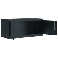 Thumbnail for Aktenschrank Anthrazit 90x40x110 cm Stahl