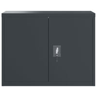 Thumbnail for Aktenschrank Anthrazit 90x40x110 cm Stahl